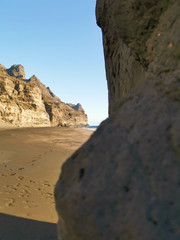 lonely beach in the evening g&uuml;i g&uuml;i chico