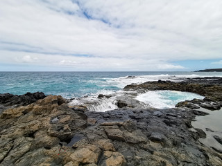 the blue hole from Gran Canaria