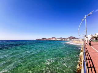 Awesome view over the water Gran Canaria