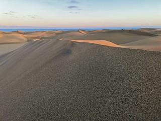 Sunset in the dunes from Maspalomas