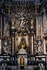 Tabernacle in the Our Lady of Assistance Church. 