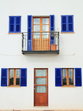 White House Blue Shutters.