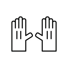 Glove icon template