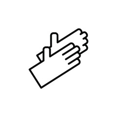 Glove icon template
