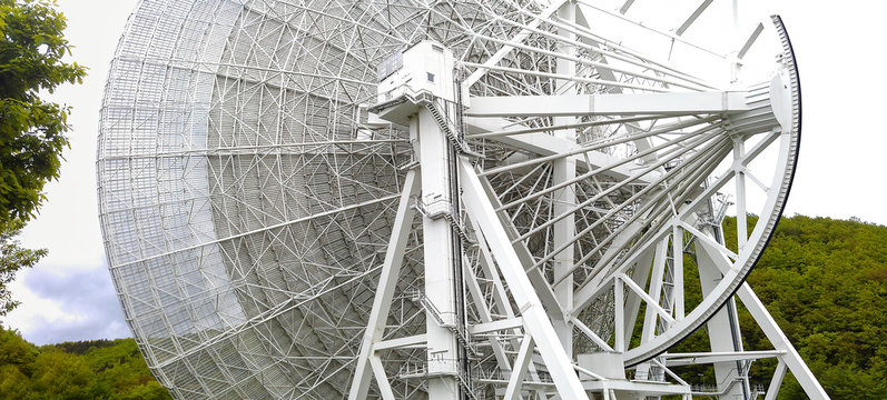 Effelsberg radio telescope in the Eifel, Germany