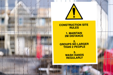 Construction site covid-19 rules to obey while working 