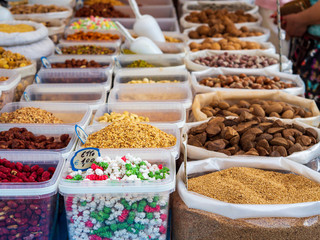 dried fruits and nuts