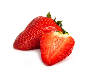 strawberry isolated on white