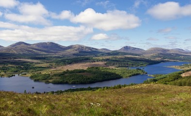 lake in the mountains, Highlands, Scotland 
