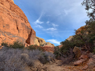 Mountains in Nevada near Las Vegas USA