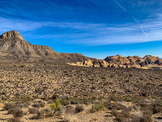 Mountains in Nevada near Las Vegas USA