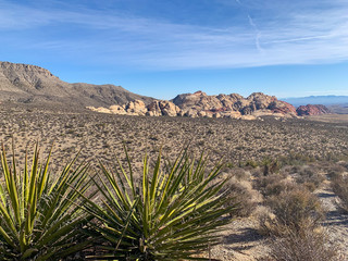 Mountains in Nevada near Las Vegas USA