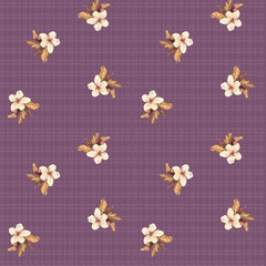 geometrical seamless flower pattern design.