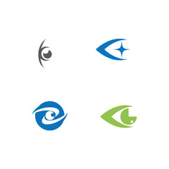 Set Eye Care vector logo