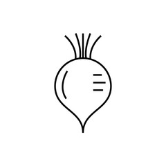 Fototapeta premium beetroot icon