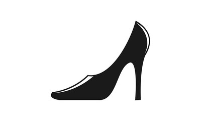 Heels simple illustration vector icon