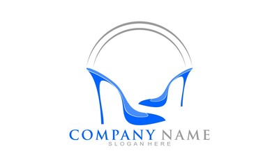 Heels simple illustration vector logo