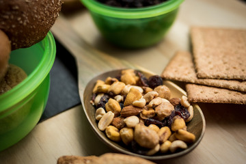Grains and healthy food 