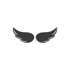 Obraz premium Wing logo and symbol