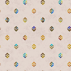 geometric motifs on abstract background ,