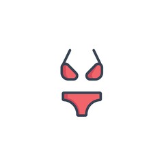 bikini icon vector illustration design