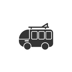 travel bus icon vector illustration design