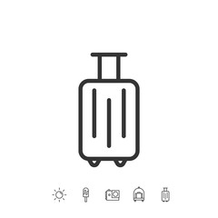 luggage icon vector illustration design