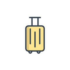 luggage icon vector illustration design