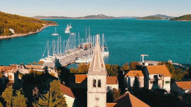 Zlarin island from above