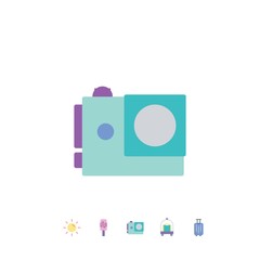 polaroid camera icon vector illustration design