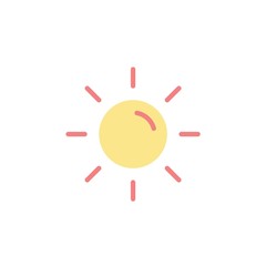 sun solar icon vector illustration design