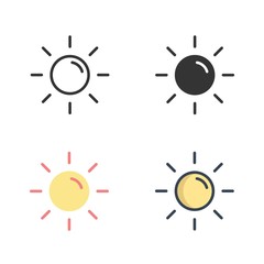 sun solar icon vector illustration design