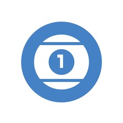 snookers ball icon vector illustration design