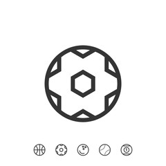 soccer ball icon vector illustration design