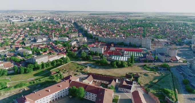 Aerial view of Oradea Fortress Romania 4