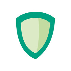 Shield flat style icon vector design