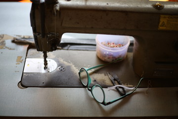 old typewriter with paper