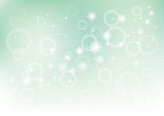 光　キラキラ　背景　緑