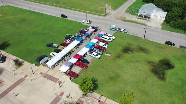 Saturday Morning Farmers Market, Bryan, Texas, USA