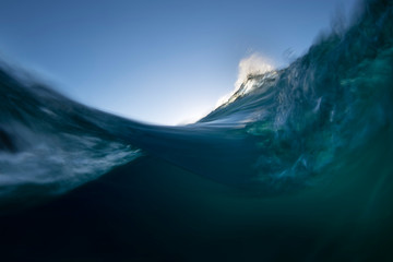 Motion blur photo of a wave, Sydney Australia