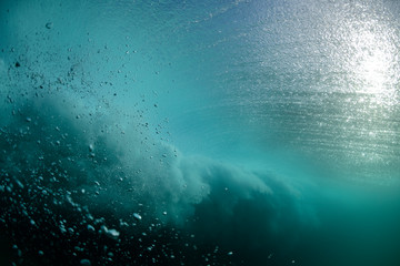 Underwater wave vortex, Sydney Australia