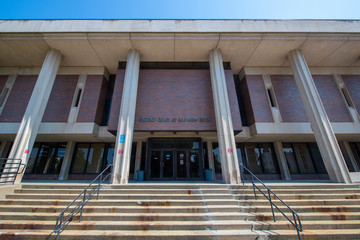 Lynn District Court at 580 Essex Street in historic downtown Lynn, Massachusetts MA, USA. 