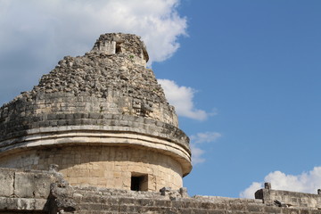 Naklejka premium ancient mayan observatory