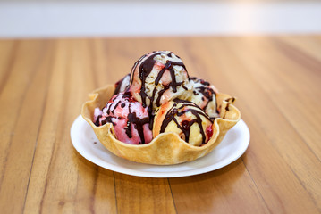 vanilla ice cream
