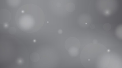 Abstract colorful bokeh and glowing sparkling lighting effects of flash and glare shining particles in random color theme background. Blurred vector.