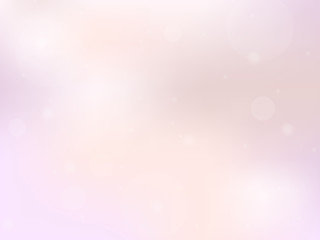 Abstract colorful bokeh and glowing sparkling lighting effects of flash and glare shining particles in random color theme background. Blurred vector.