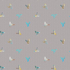 Seamless pattern with leafs..