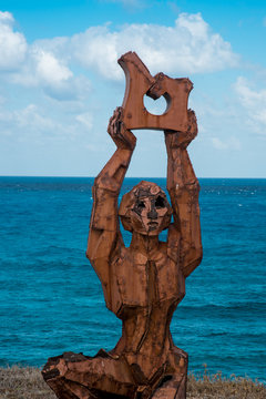 Sculptural Park of Punta Sur, Isla Mujeres, Mexico,
Inaugurated in 2001, international plastic artists from all over the world donate the sample of modern art to the touristic place