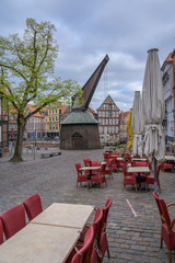 Holztretkran am Hansehafen
