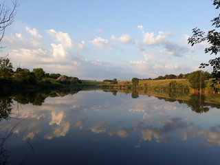 Naklejka premium reflection in the water